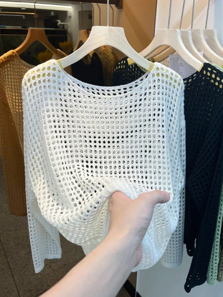 Mesh Vintage Sweater - Palm and Thread