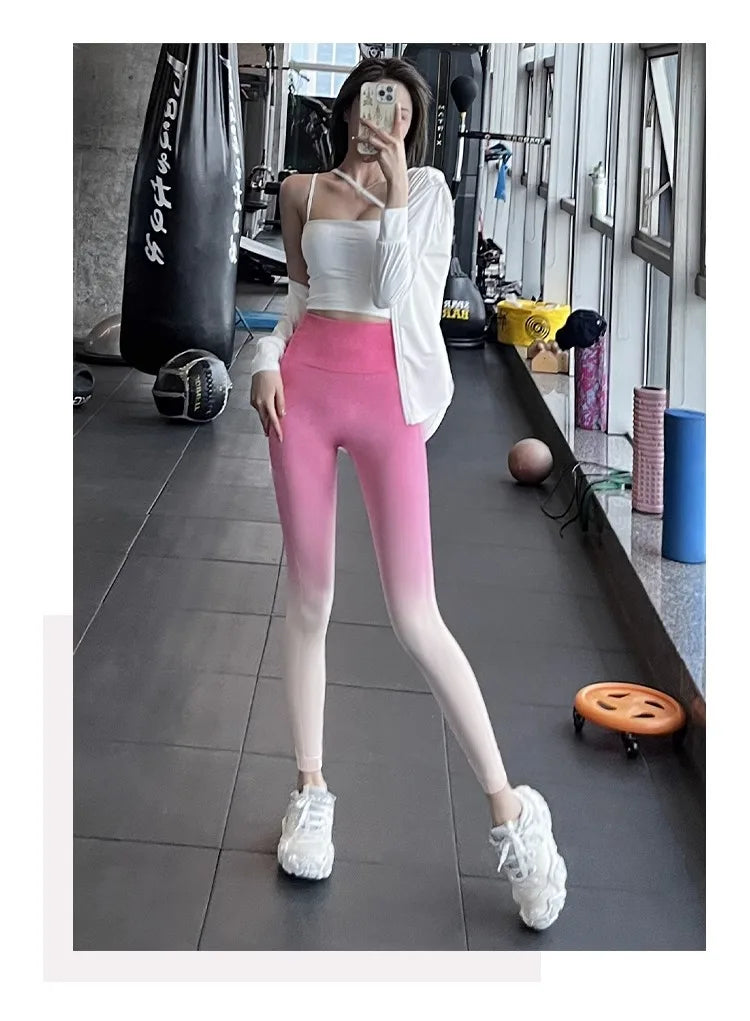 Seamless Gradient Yoga Leggings