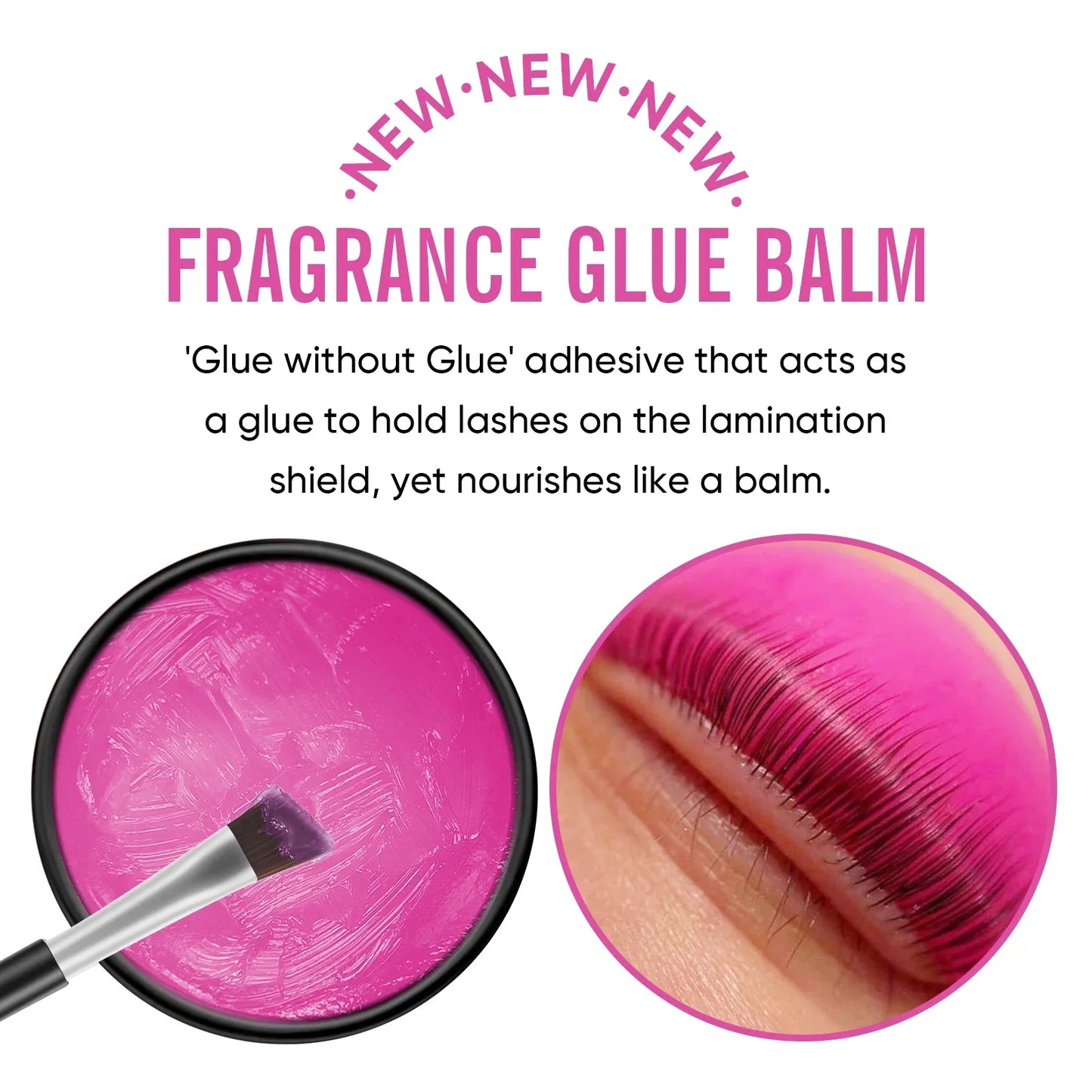 Lash Balm Eyelash Lift Glue Adhesive 2 in 1 Treatment - Palm and Thread