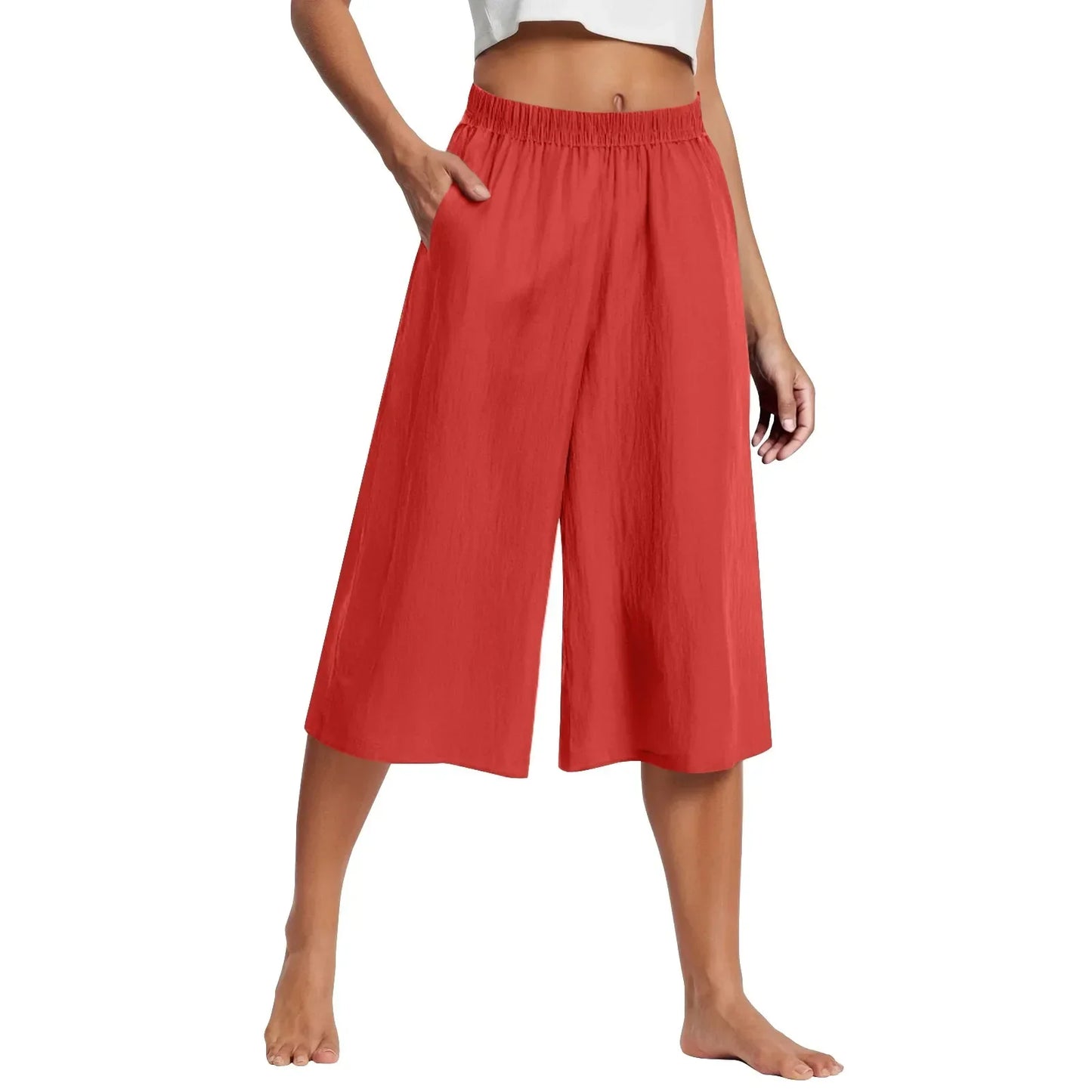 Versatile Lazy Style Wide Leg Pant - Palm and Thread
