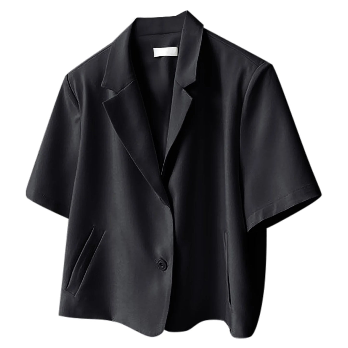 Verti Chic Cropped Suit Shirt