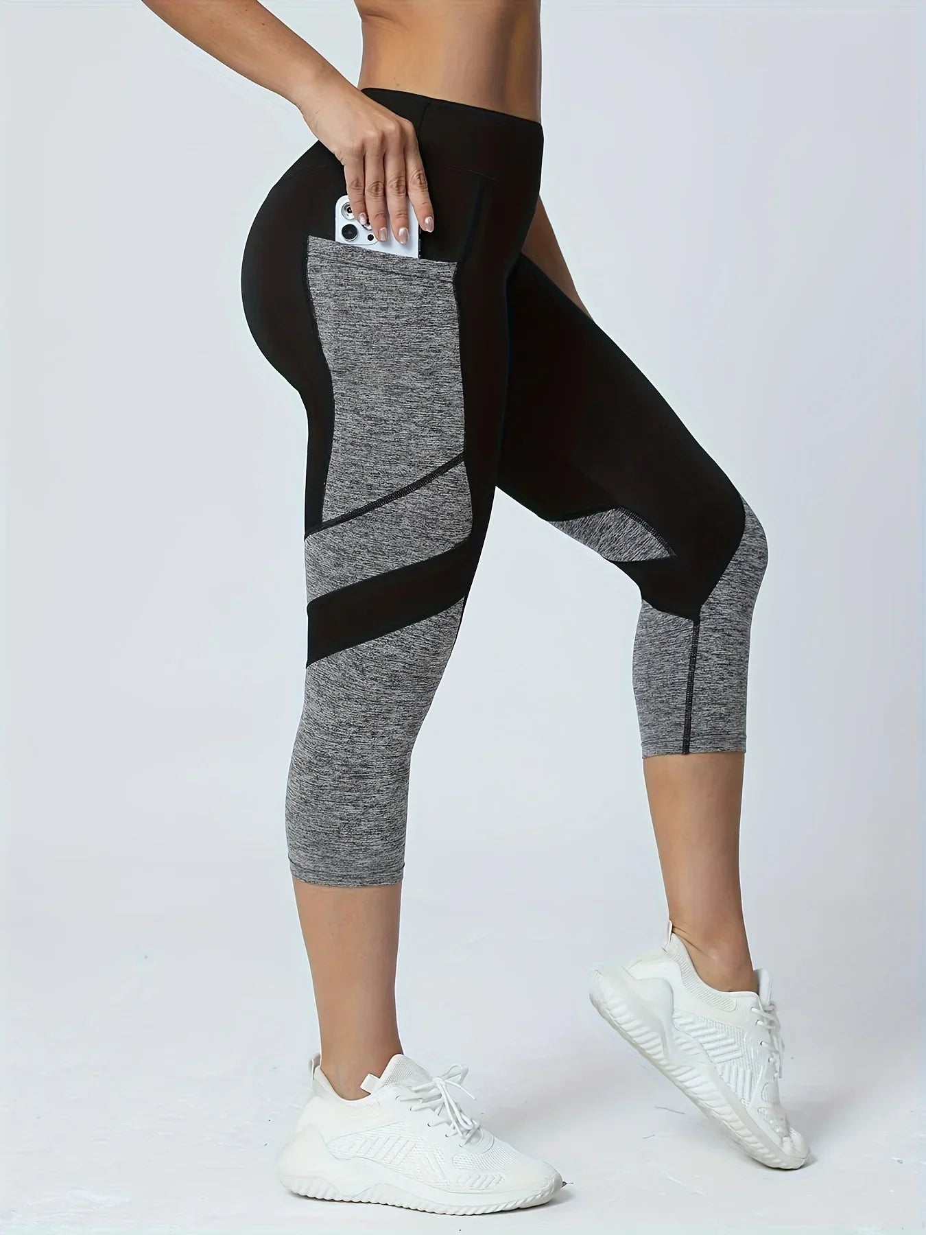 Patchwork Pocket High Waist Yoga Pant - Palm and Thread