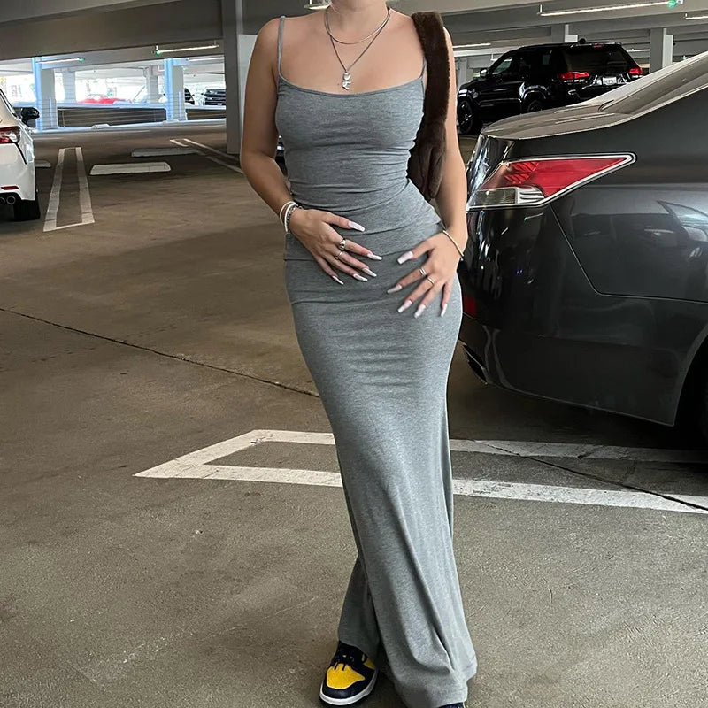 Sexy Fishtail Backless Dress