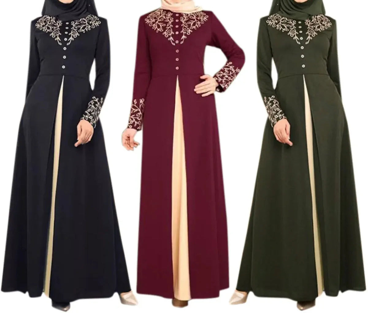 Fashion Turkey Abaya Appliques - Palm and Thread
