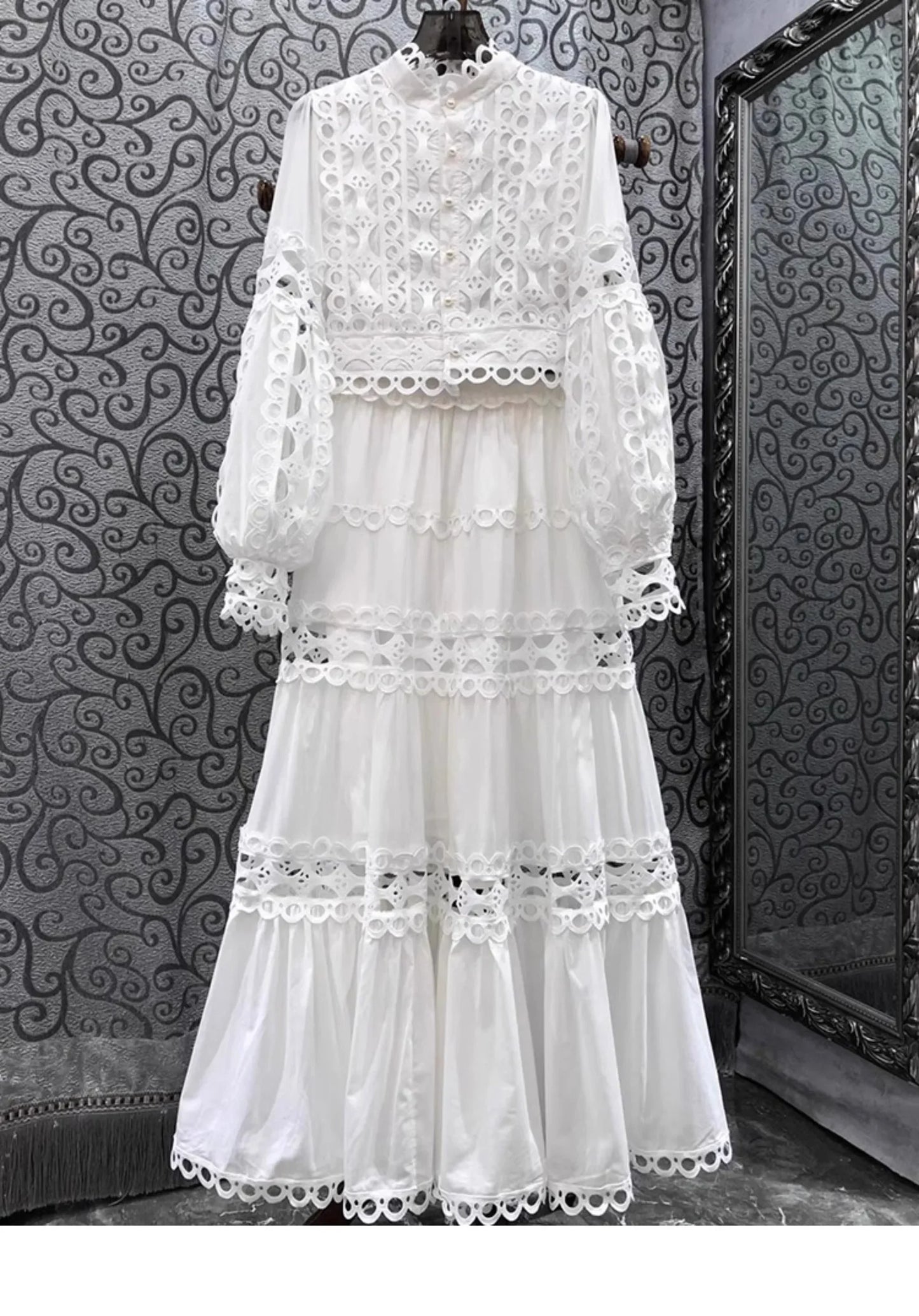Elegant Long Maxi Dress 2 Piece Set - Palm and Thread