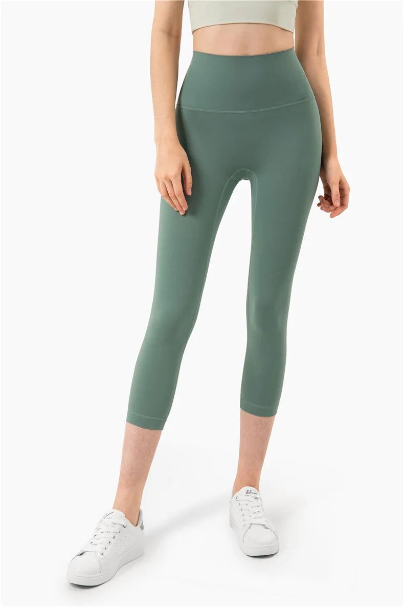 Women's High-Waist Capri Yoga Pants