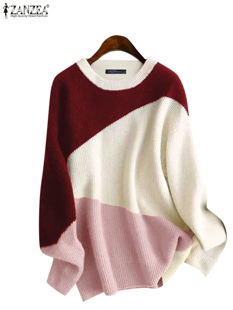 Loose Pullovers Round Neck Top - Palm and Thread