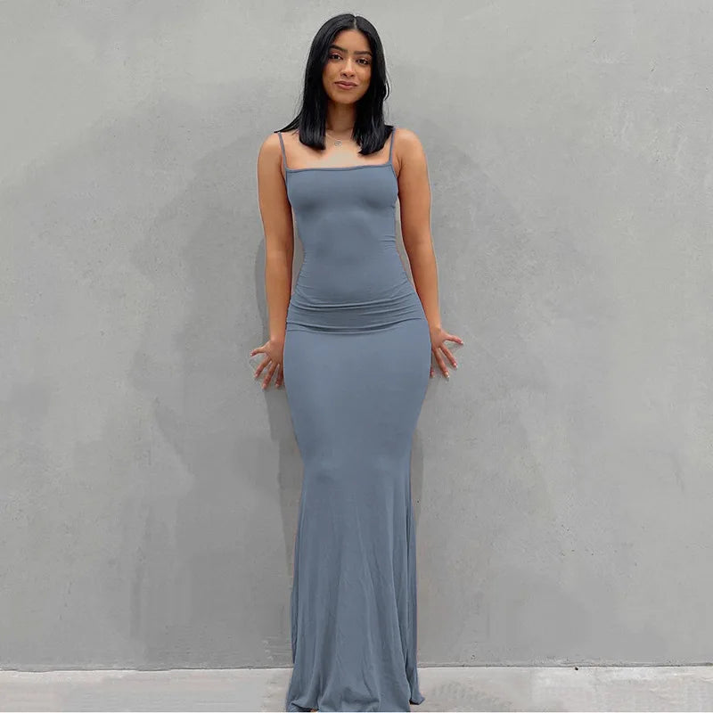 Sexy Fishtail Backless Dress