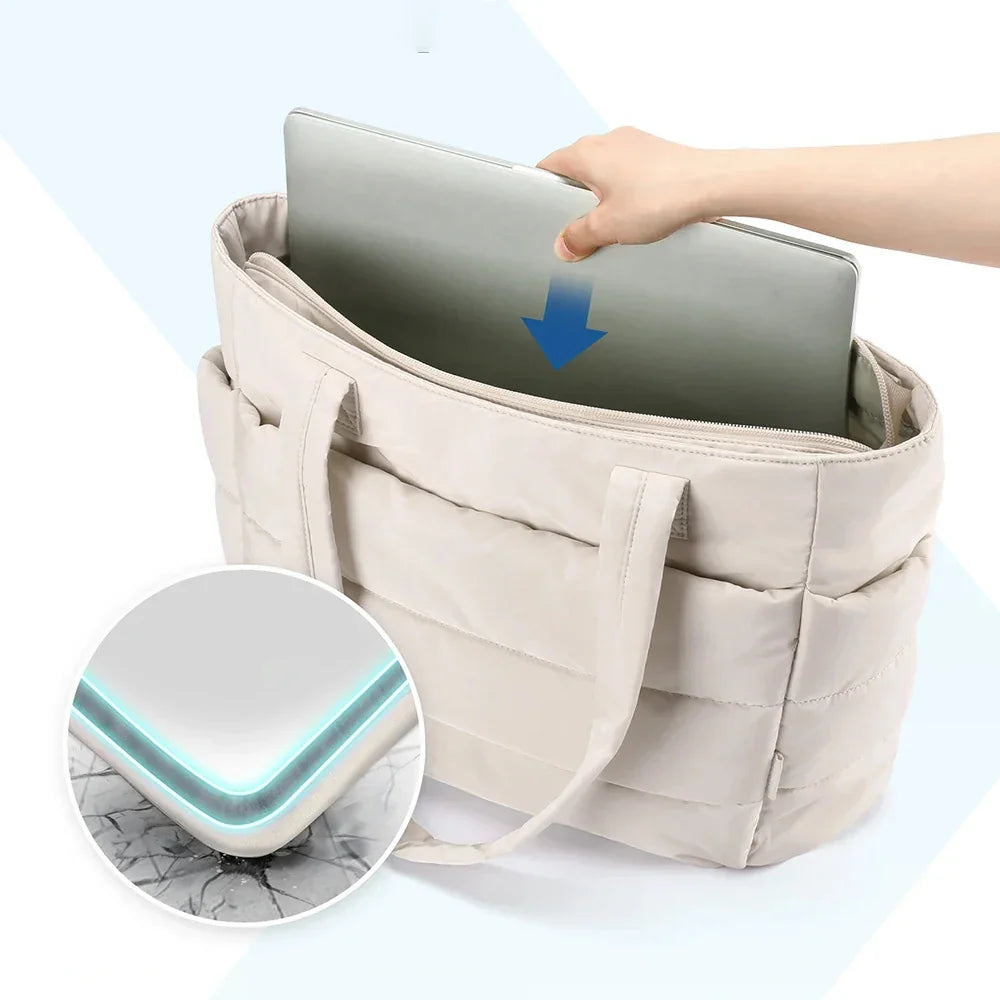 Large Capacity Solid Color Handbag - Palm and Thread