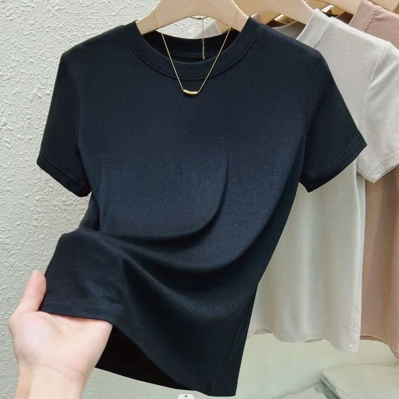Slim Fashion T Shirt Street Casual - Palm and Thread