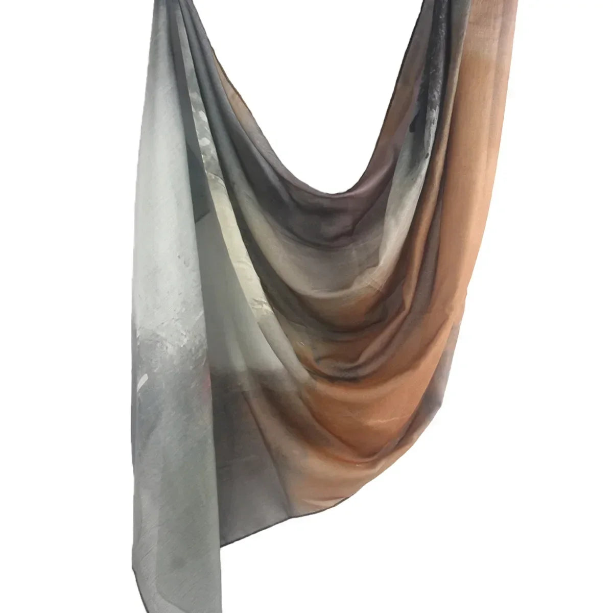 New Watercolor Tie-Dye Cotton Scarf - Palm and Thread