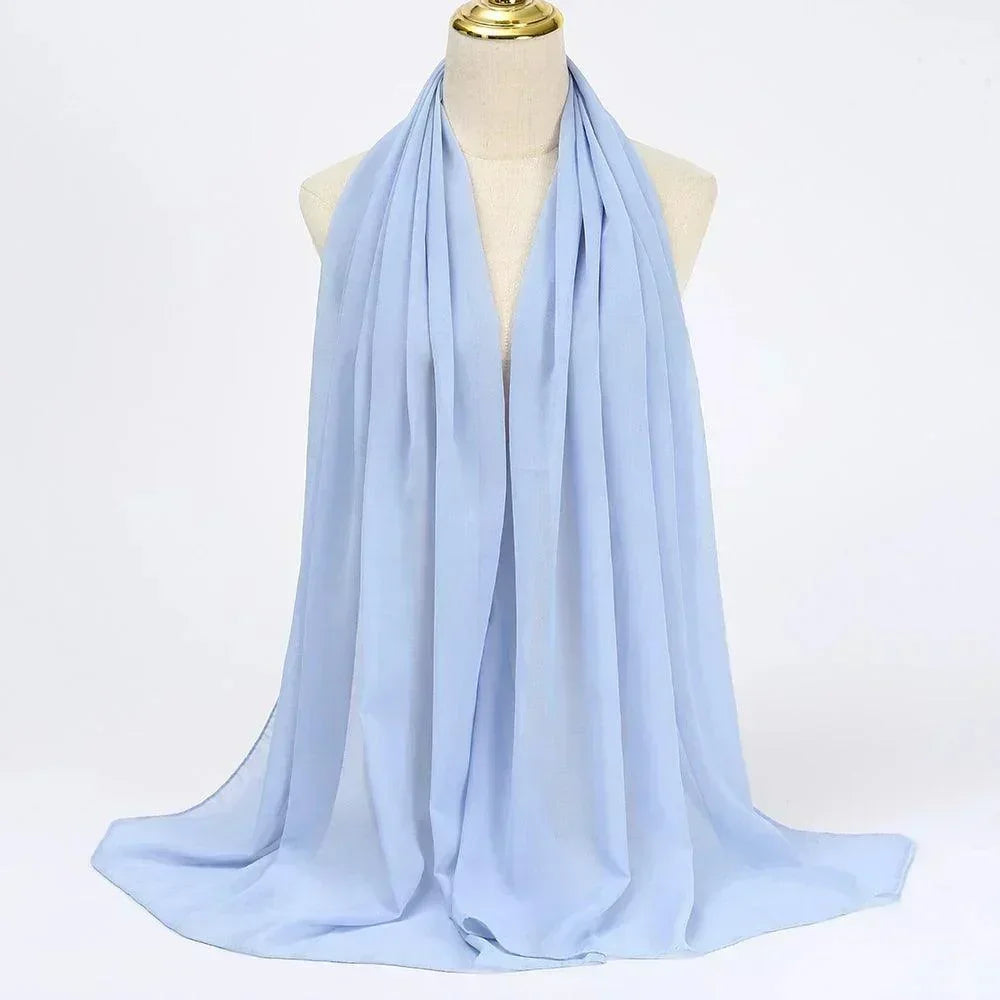 Chiffon Hijab Head Wrap - Palm and Thread