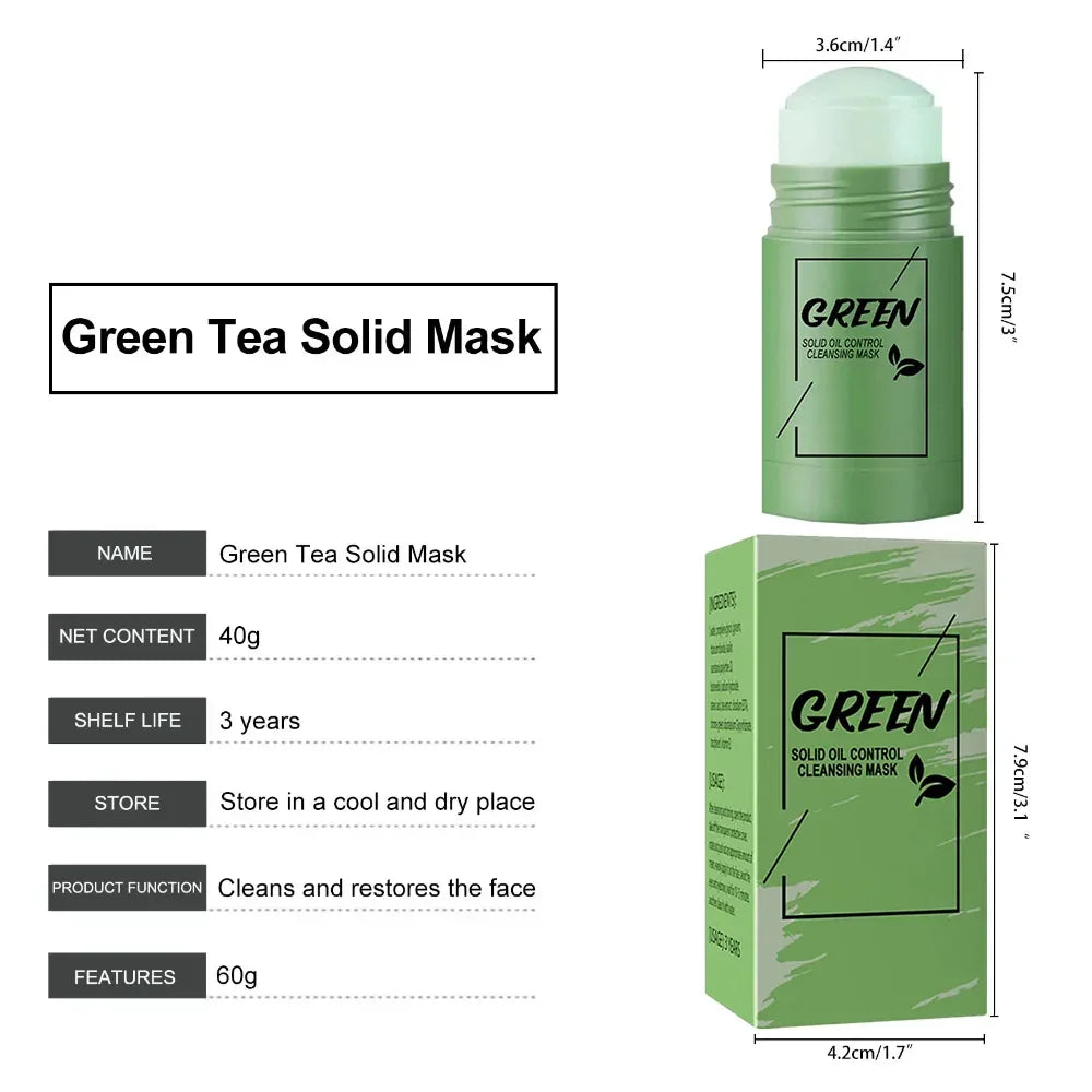 Green Tea Cleansing Solid Face Mask - Palm and Thread