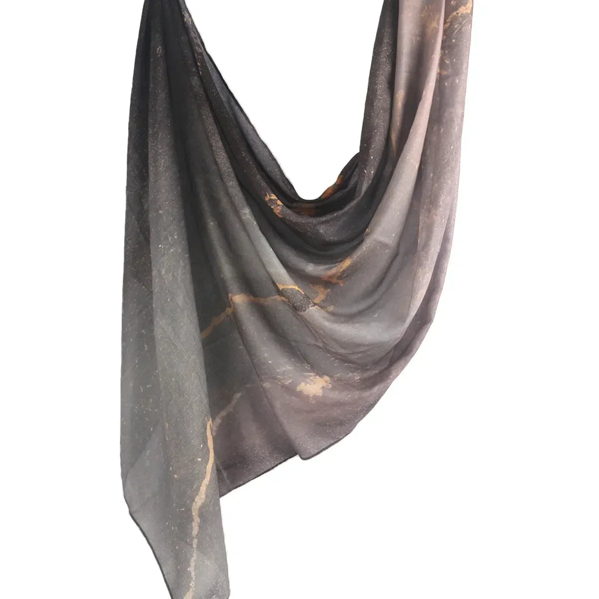 New Watercolor Tie-Dye Cotton Scarf - Palm and Thread