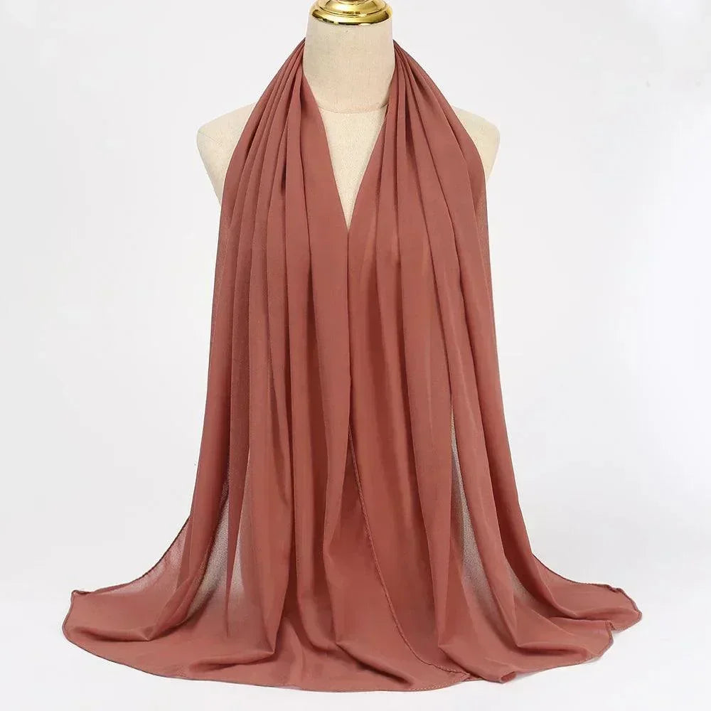 Chiffon Hijab Head Wrap - Palm and Thread