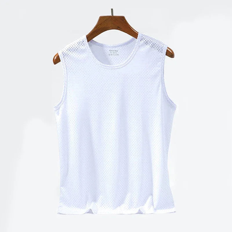Ice Silk Mesh Tank Top - Palm and Thread