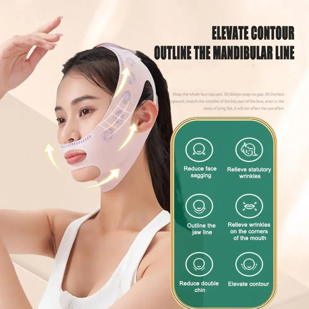 Chin Cheek Slimming Bandage - Palm and Thread