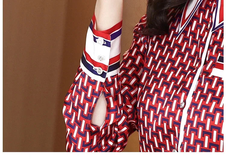 High Quality Long Sleeve Office Top - Palm and Thread