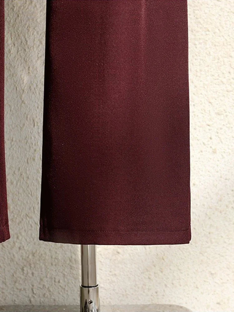 New wide-leg Suits Pant - Palm and Thread