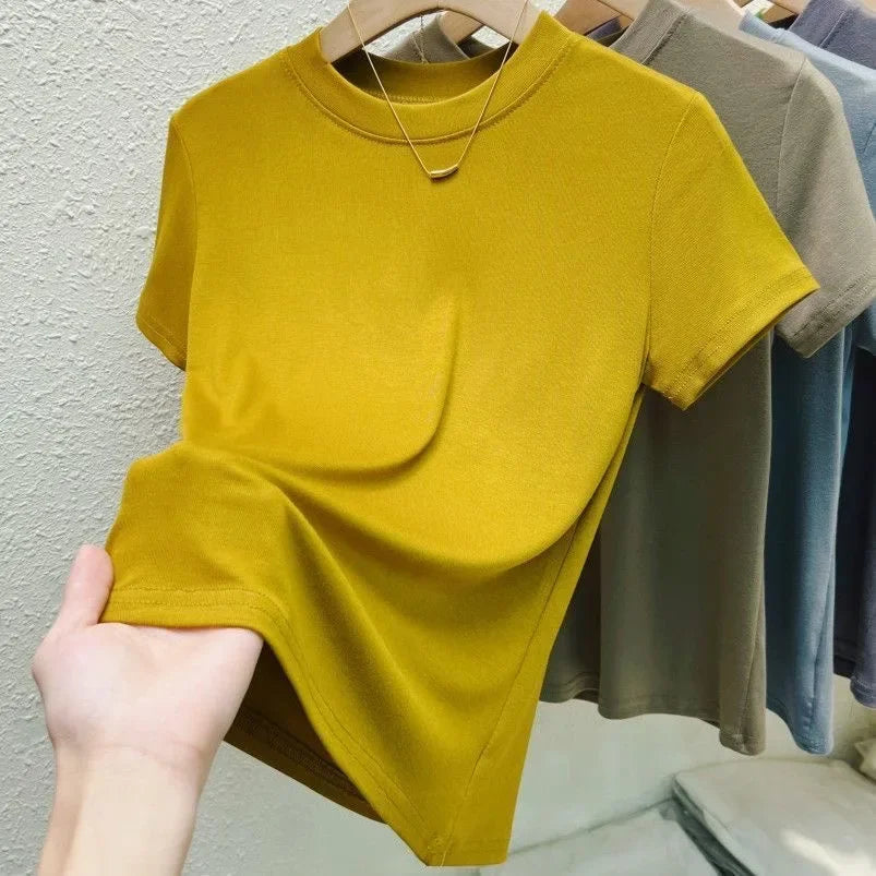 Slim Fashion T Shirt Street Casual - Palm and Thread