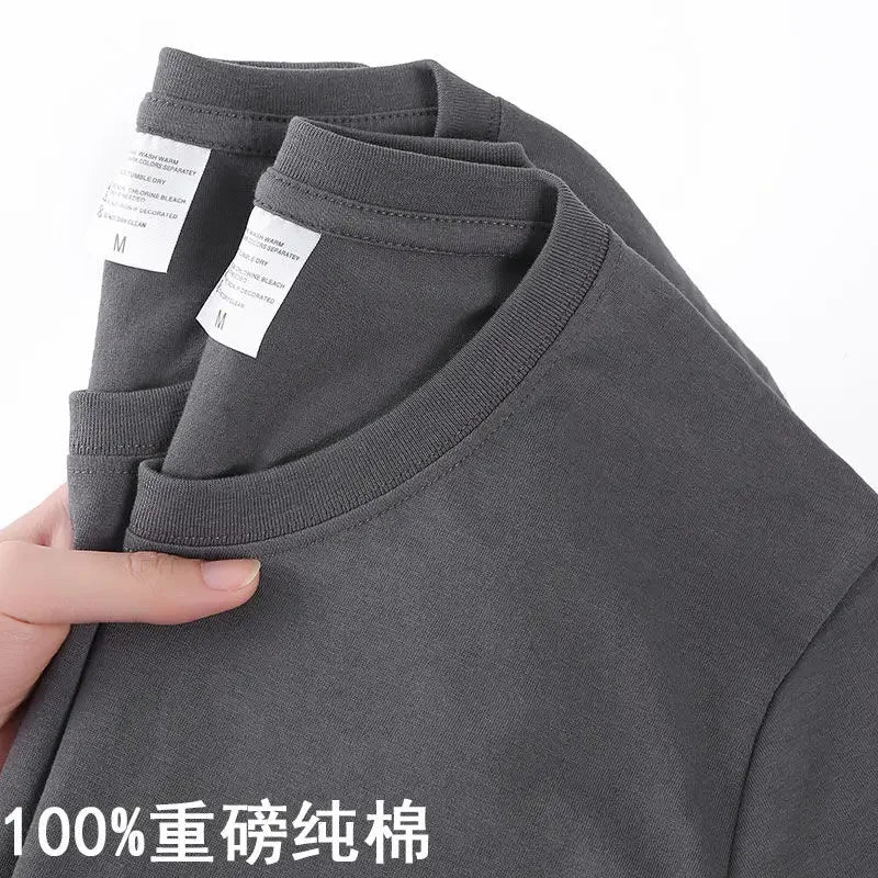 Cotton Solid Color O Neck Top - Palm and Thread