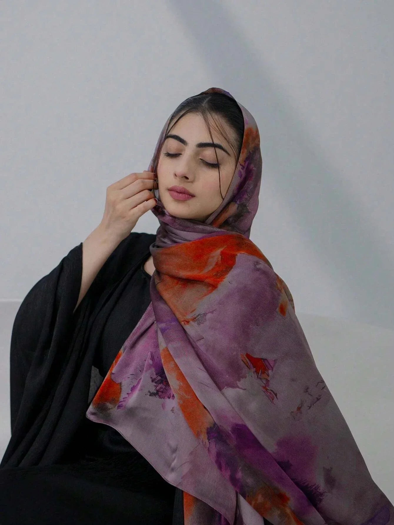 Watercolor Hijab Scarf Bandana Headband Vintage - Palm and Thread