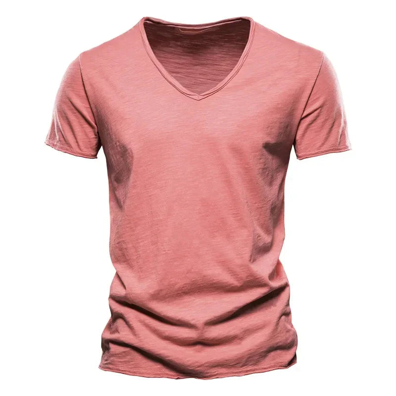 Brand Quality 100% CottonT-shirt V-neck Fashion - Palm and Thread