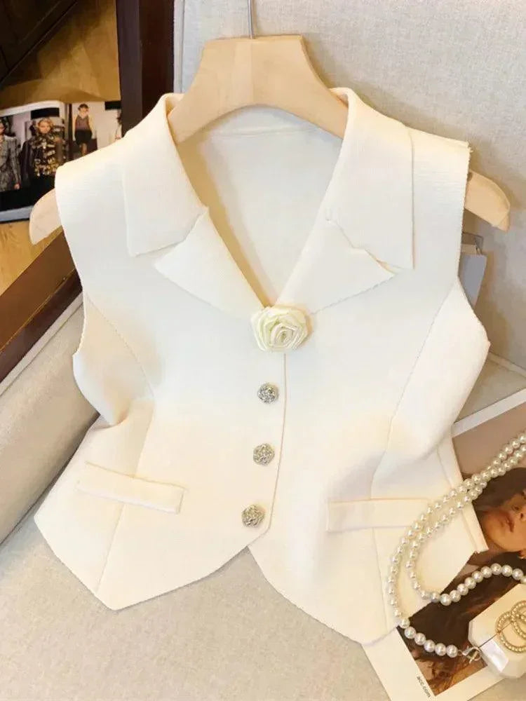 Chic Workwear Stylish Vest Top - Palm and Thread