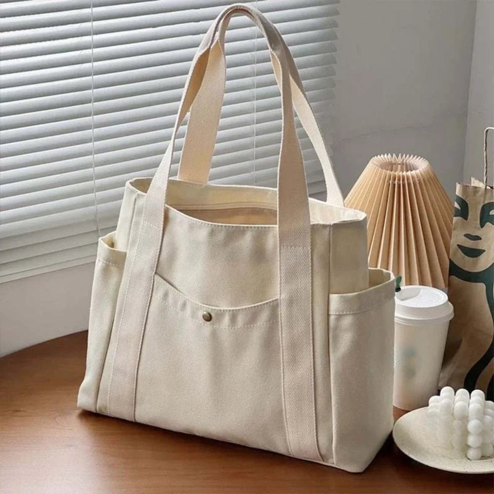 Large Capacity Canvas Tote Bag