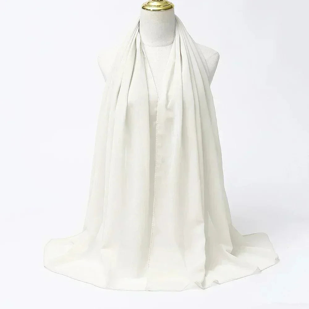 Chiffon Hijab Head Wrap - Palm and Thread