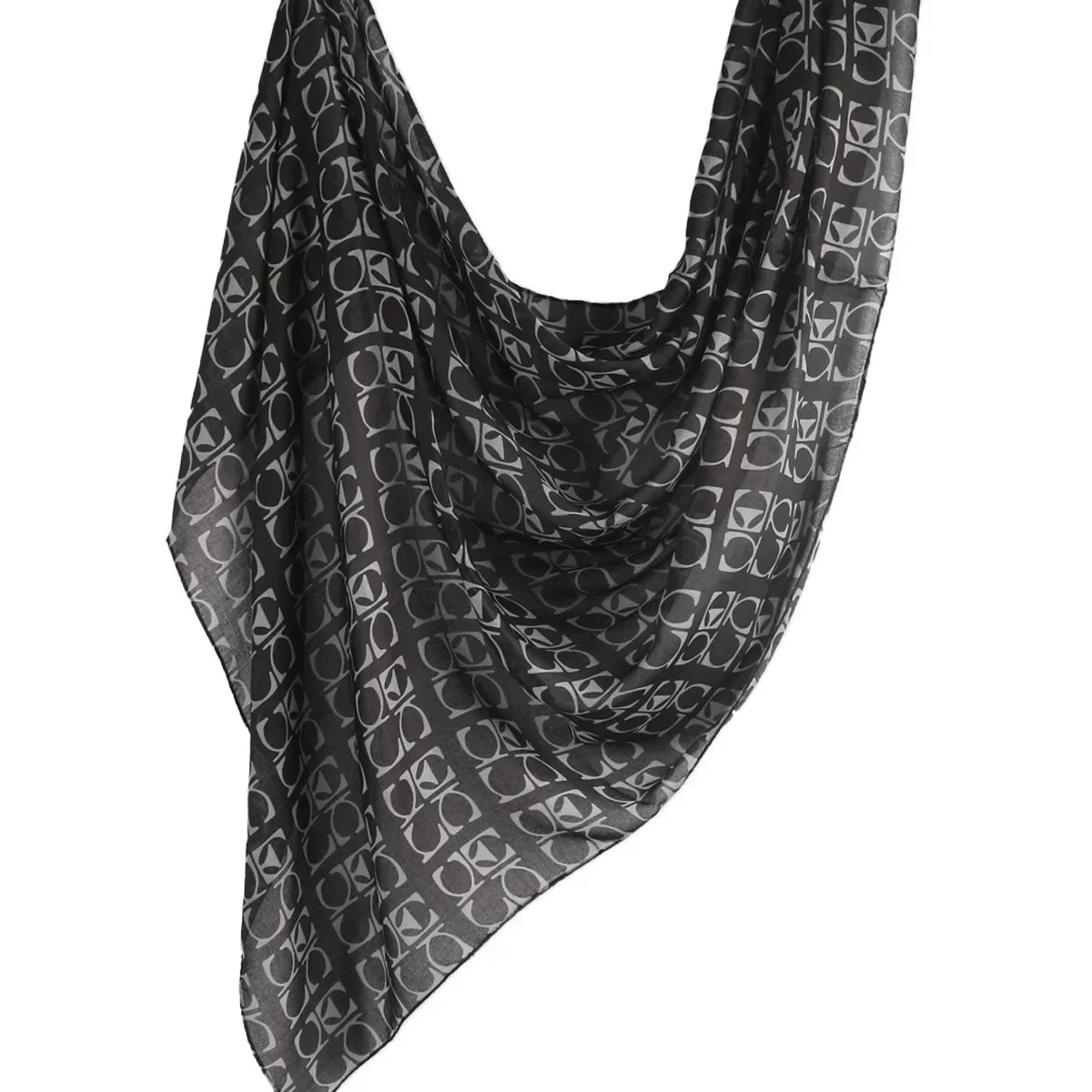 New Watercolor Tie-Dye Cotton Scarf - Palm and Thread