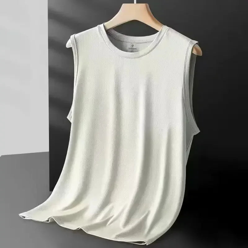 Ice Silk Mesh Sleeveless T-shirt Tank Top - Palm and Thread