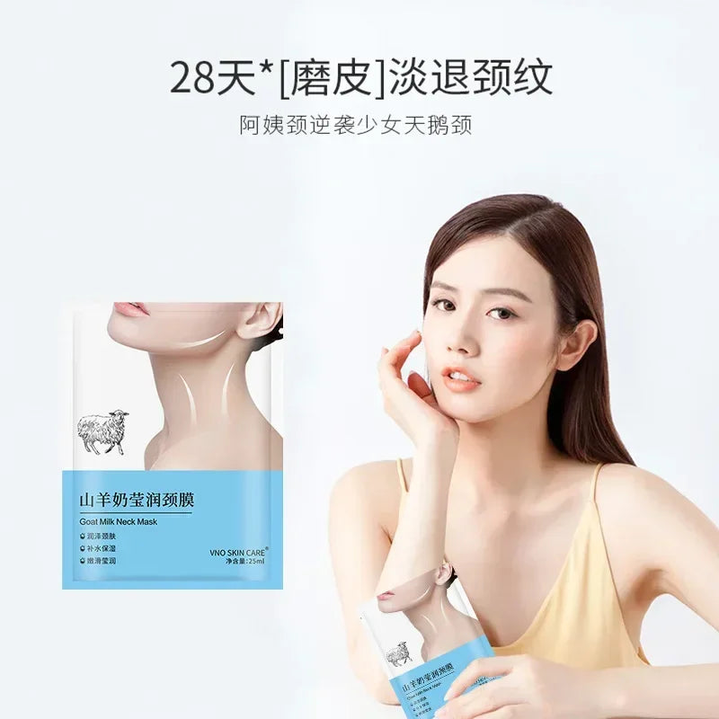 Goat Milk Collagen Firming Anti-Wrinkle Neck Mask - Palm and Thread