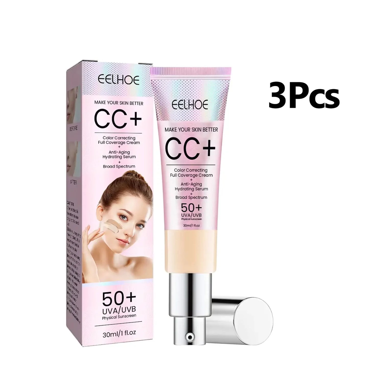 Waterproof Brighten Moisturizing Cream Foundation - Palm and Thread