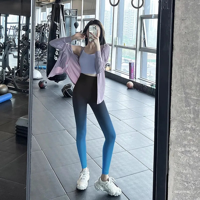 Seamless Gradient Yoga Leggings