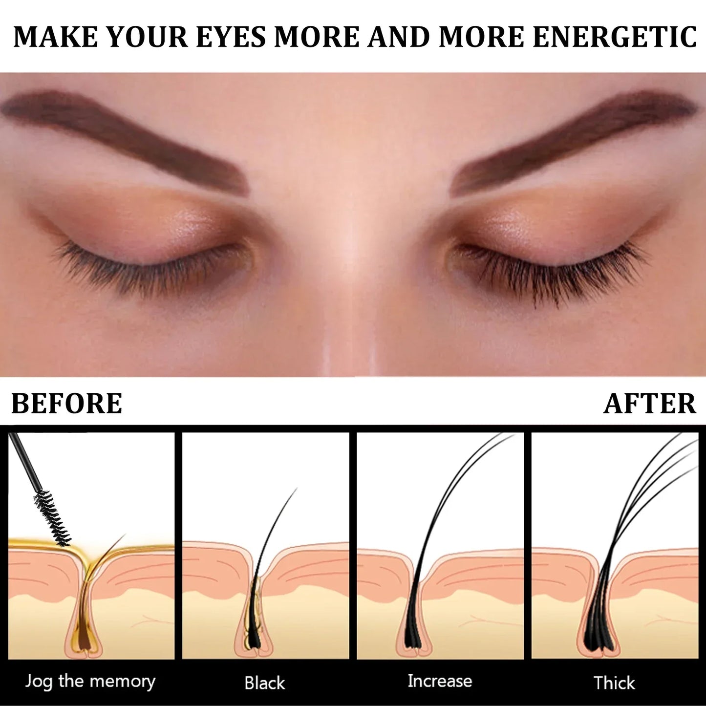 Eyebrows Natural Thick Slender Curl Serum - Palm and Thread