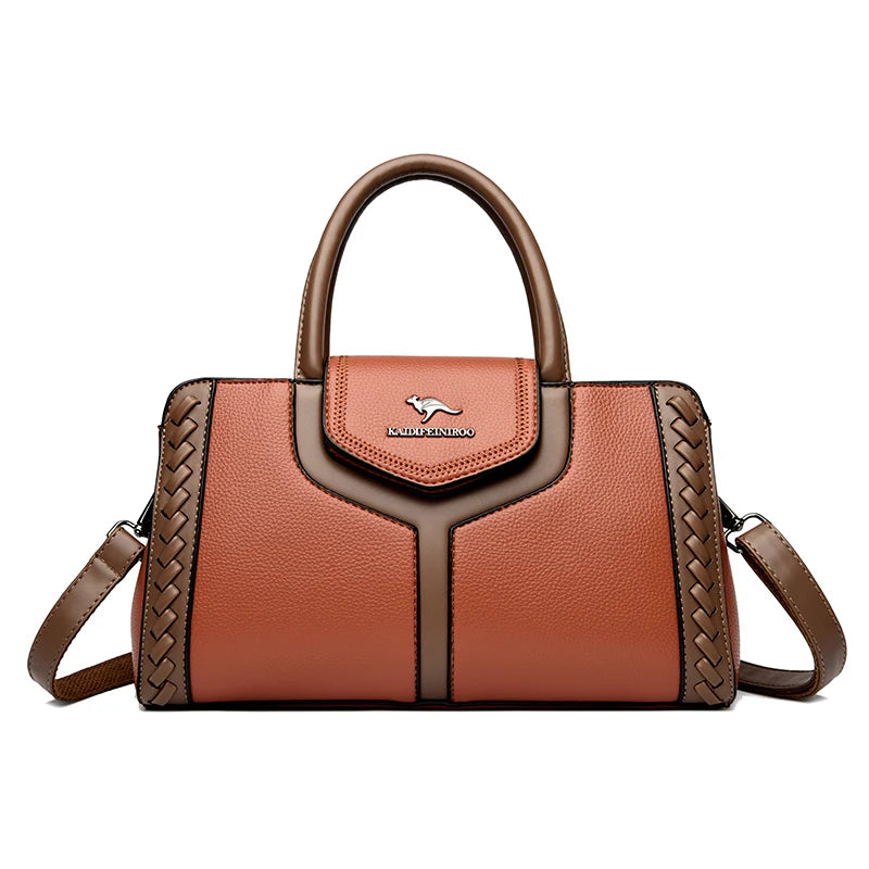 Soft Leather Shoulder Bag - Palm and Thread