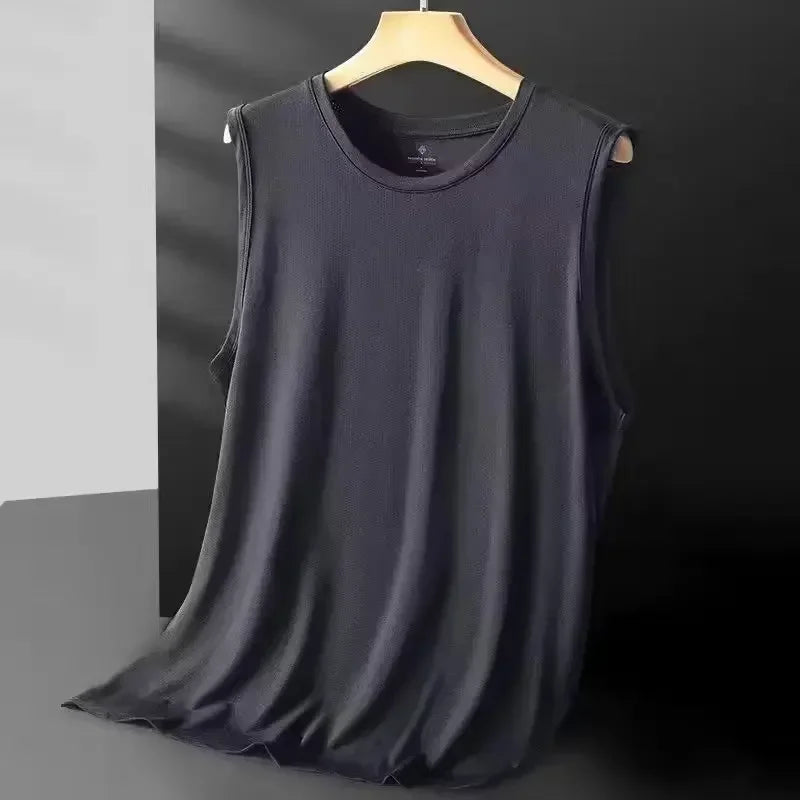 Ice Silk Mesh Sleeveless T-shirt Tank Top - Palm and Thread