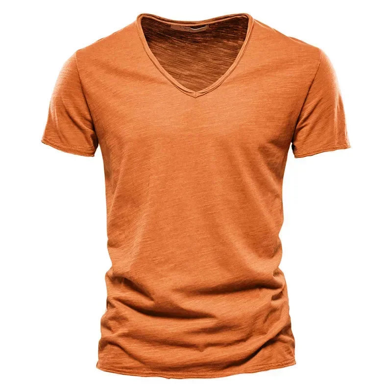 Brand Quality 100% CottonT-shirt V-neck Fashion - Palm and Thread