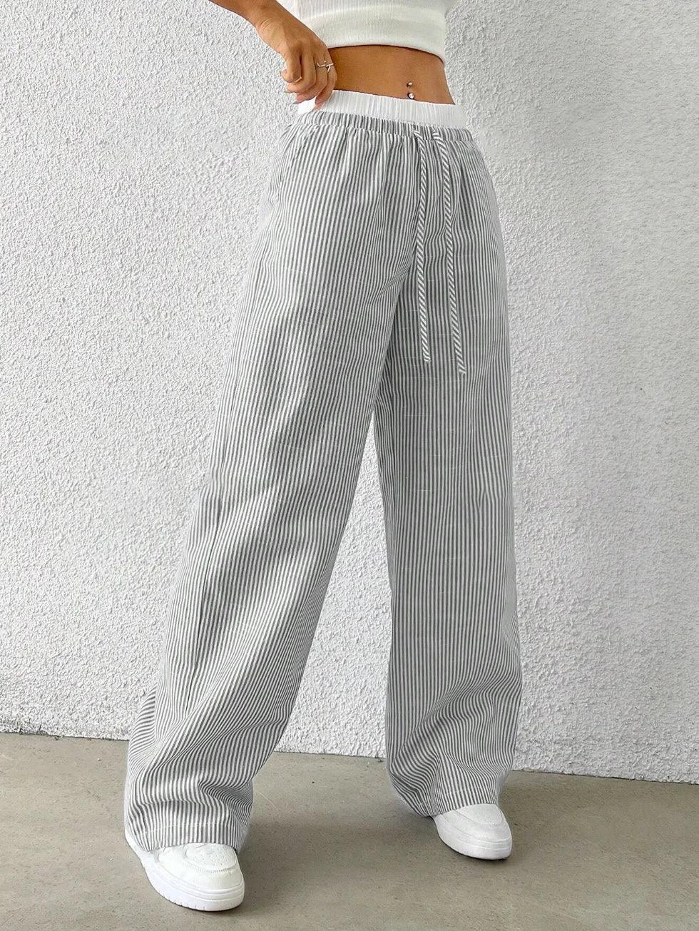 solid color casual Pant - Palm and Thread
