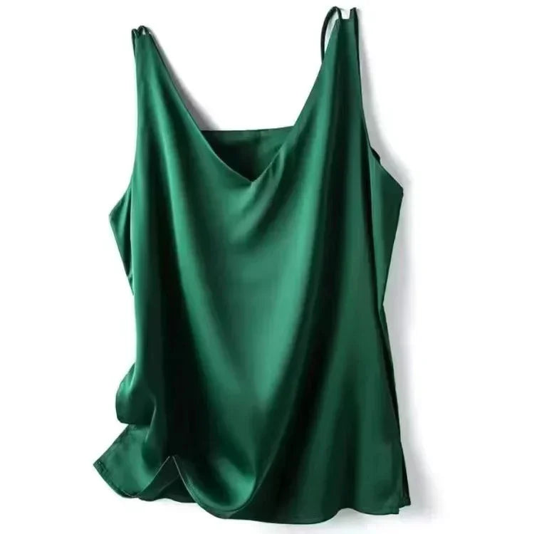 Elegant SILK Satin Blouse - Palm and Thread