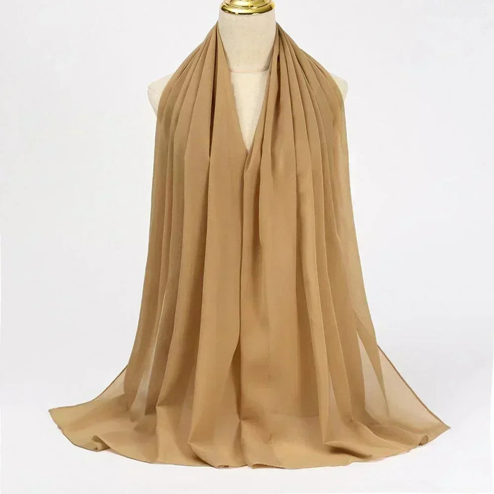 Chiffon Hijab Head Wrap - Palm and Thread