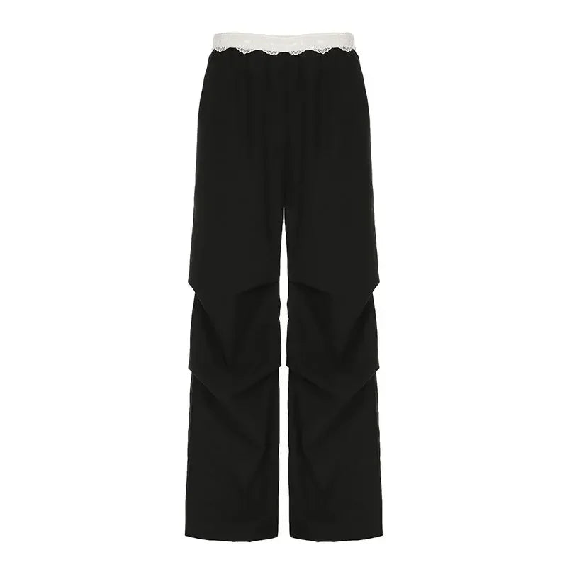 Street Lace Embroidery Casual Pant - Palm and Thread