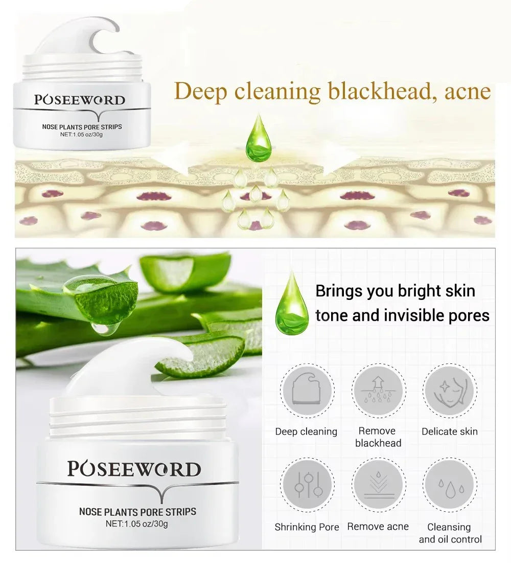 Blackhead Nasal Membrane Nasal Strip Cleaner Pores Peeling Unisex - Palm and Thread