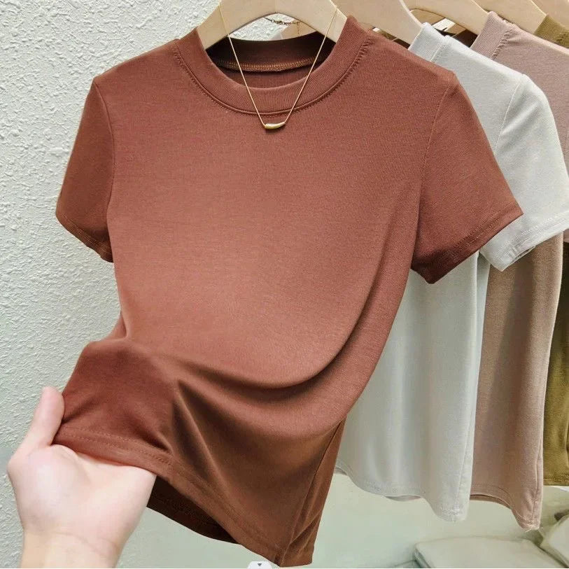 Slim Fashion T Shirt Street Casual - Palm and Thread