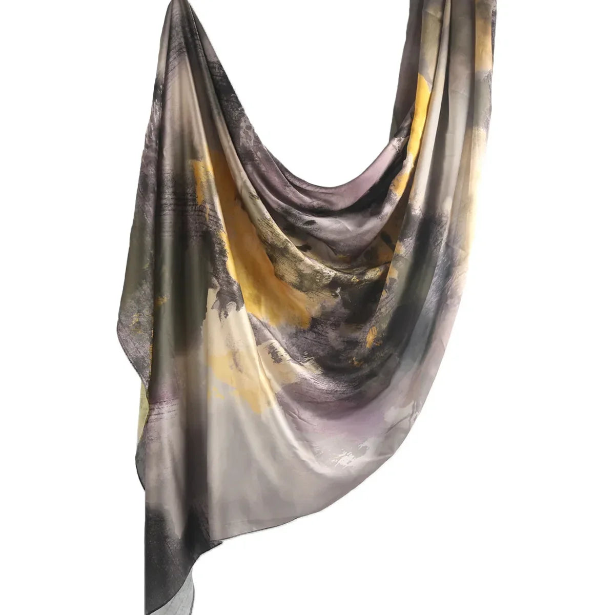 Water Print Shawl Chiffon Silk Hijab - Palm and Thread