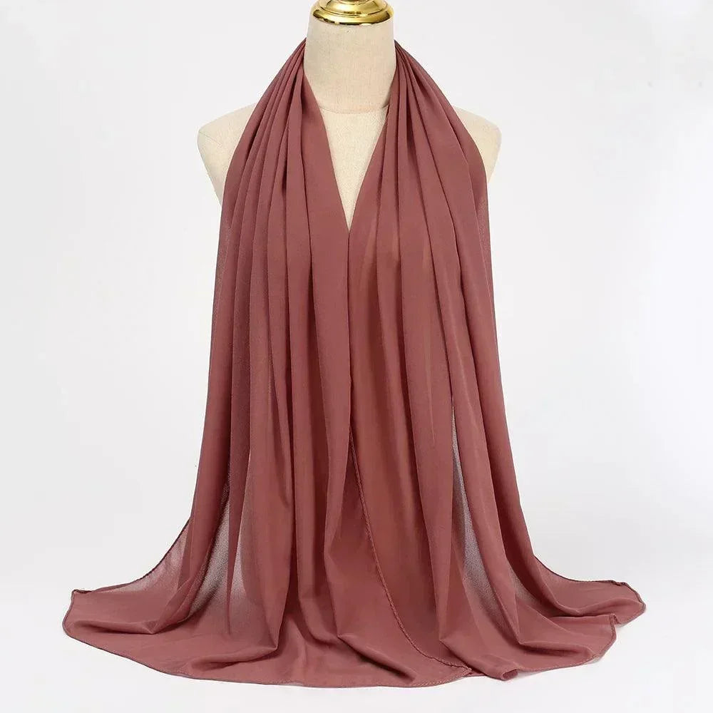 Chiffon Hijab Head Wrap - Palm and Thread
