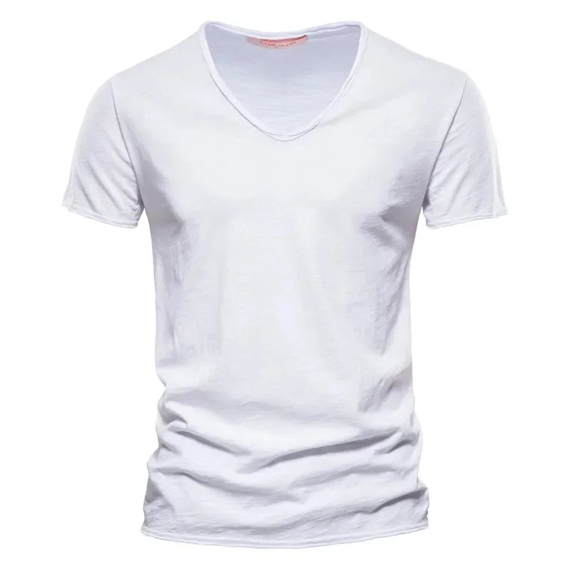 Brand Quality 100% CottonT-shirt V-neck Fashion - Palm and Thread