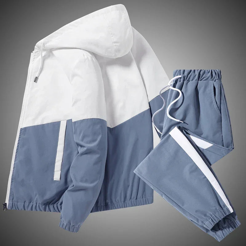 Tracksuit Casual Joggers Hooded Sportswear Set - Palm and Thread
