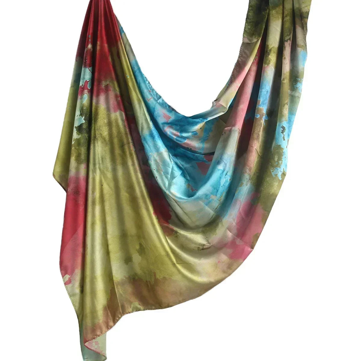 Premium Ombre Marble Water Print Shawl Hijab Scarf - Palm and Thread